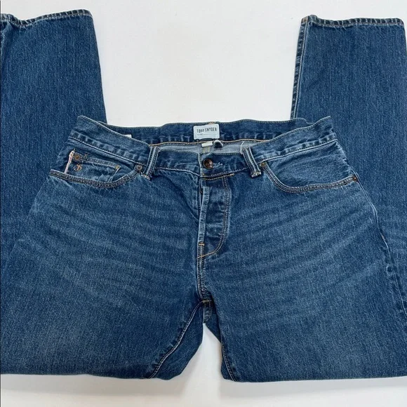 Todd Snyder Indigo Slim Jeans - Picture 2 of 6
